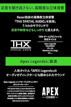Razer BlackShark V2 Special Edition RZ04-03230200-R3M1 Gaming Headset, With USB Sound Card, USB 0.1-inch 3.5 mm Analog, THX 7.1 ch, Titanium Coating, 2.0-inch 50 mm Driver, Unidirectional