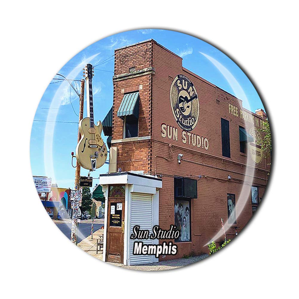 Muyu Magnet Sun Studio Memphis Usa Fridge Magnet Souvenir Gift Refrigerator Magnetic Sticker Collection
