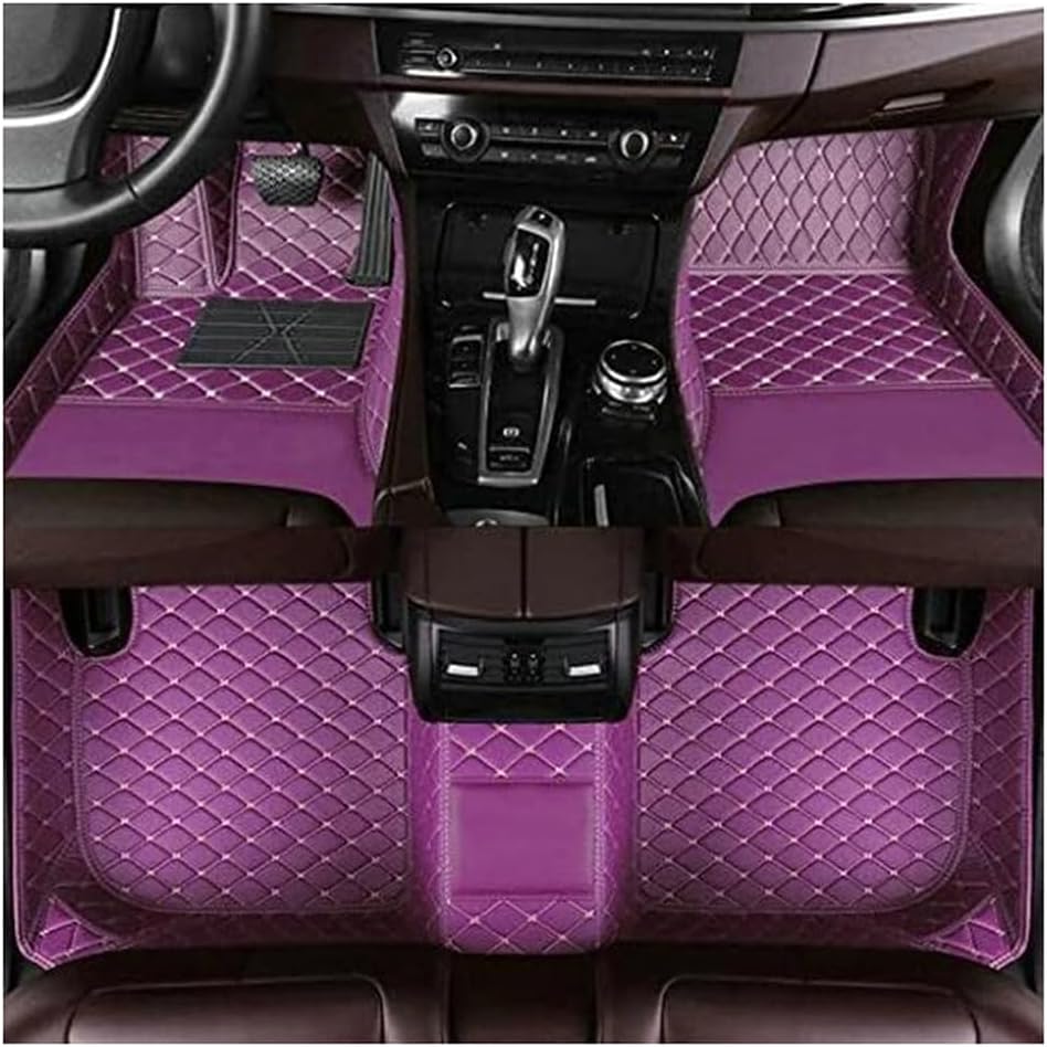 Car Floor Mats for City 2008 2009 2010 2011 2012 2013 2014, Floor Liners Full Coverage Floor Carpet Floor Protectors Pad Interior Accessories,F