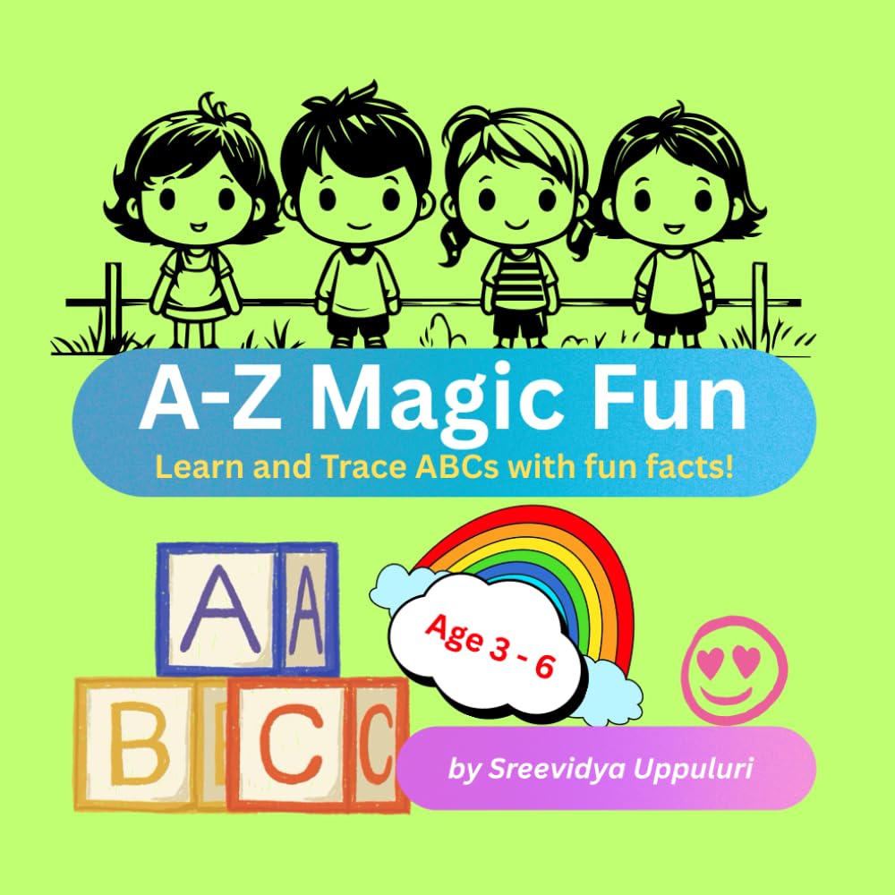 A-Z Magic Fun: Learn and Trace ABCs with fun facts!