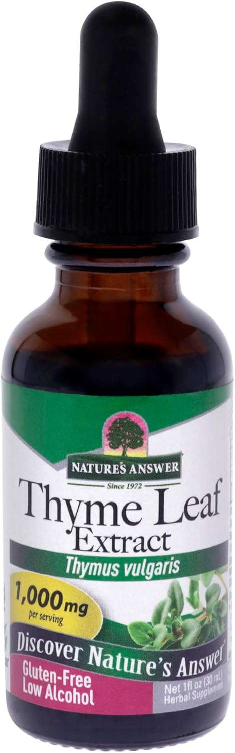 Product image of Nature's Answer Thyme Herb with Organic Alcohol, 1-Fluid Ounce | Promotes Respiratory Function | Supports Healthy Lungs