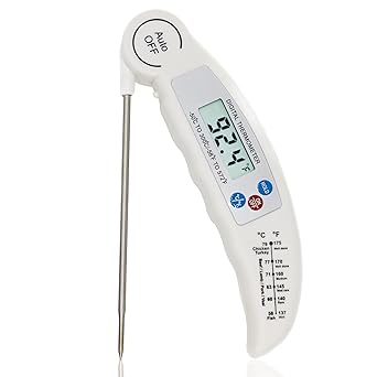 Meat Thermometer Digital for Cooking & Baking, Grilling Wireless Food Thermometer Probe for Temperature, Liquids, BBQ, Smoking, Chicken, Steak, Kitchen Gadgets & Grilling Accessories