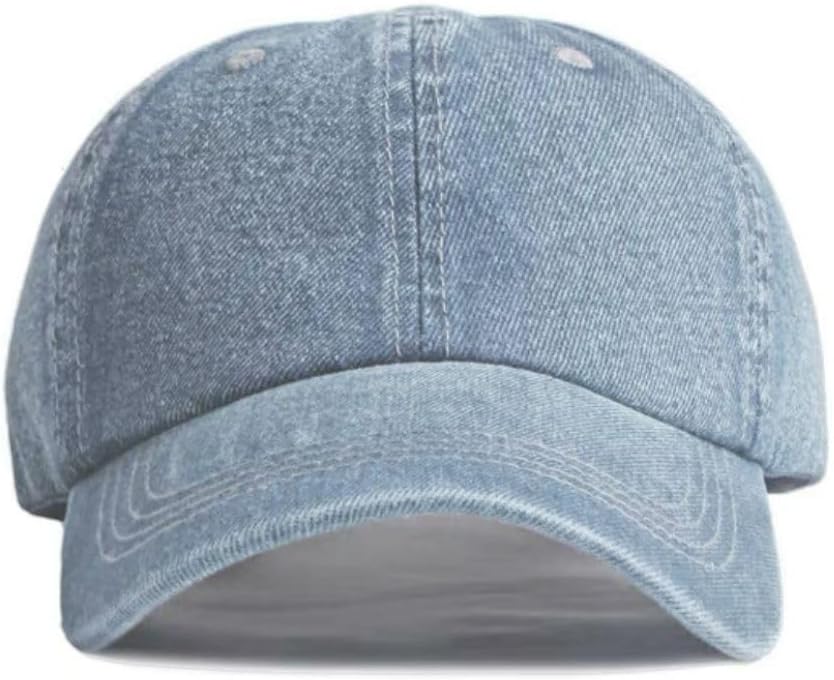 FASHIXD Denim Baseball Cap Hats Washed Outdoor Trucker Caps Travel Adjustable - Image 2