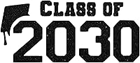Vista 20 de Class of 2030 Iron On Decal, Graduation Shirt Transfer, Graduate Tshirt Patch, DIY Crafts, Graduation Cap, Pick Size and Color, Iron-On Almost Old
