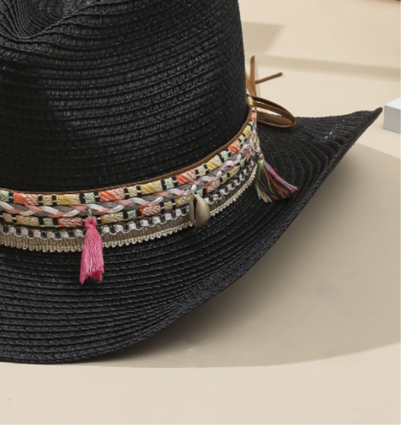 Cappello Da Sole Estivo Cappello Da Spiaggia Pieghevole Da Donna Cappello Estivo Da Donna In Carta Di Paglia Cappello Da Viaggio Panama