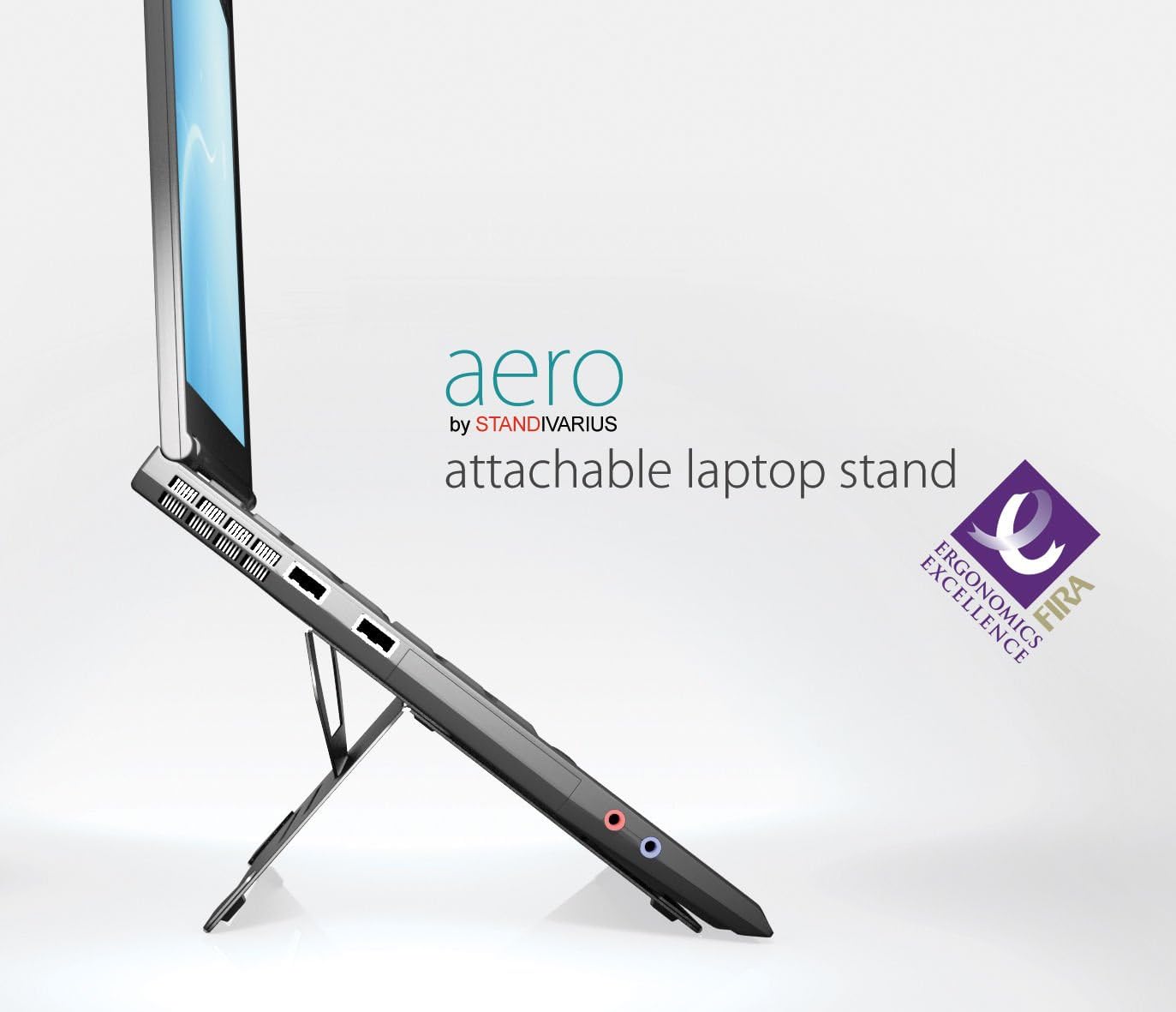Ultra Thin Aero Portable Travel Laptop Stand