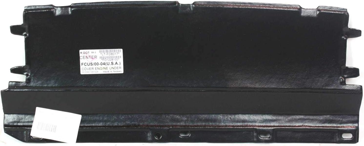 Compatible with 00-04 Focus Front Engine Splash Shield Under Cover Undercar FO1228100 YS4Z8310HB