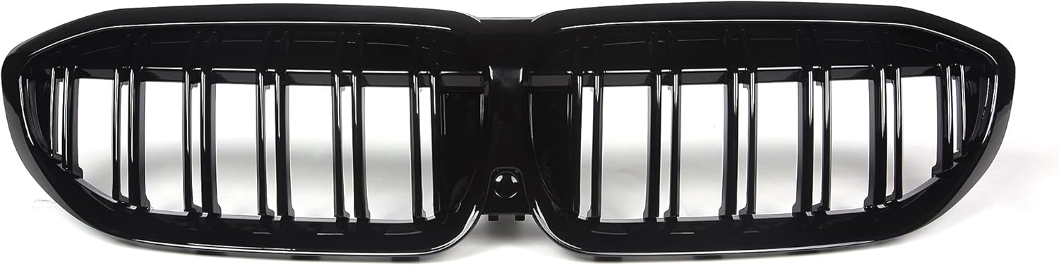 Front Grill/Grilles Kidney Grill Replacement for BMW 3 Series G20 2019-2022 (Gloss Black) - Image 2