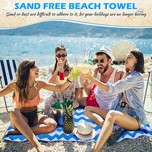 12 Pcs Microfiber Beach Towel Set, 63 X 31.5 Inch Oversize Quick Dry Towel Sand Free Striped Beach Towel Bulk Highly Absorbent And Soft Lightweight Beach Towel Set For Kids Adults Swimming Travel Yoga #TOP3