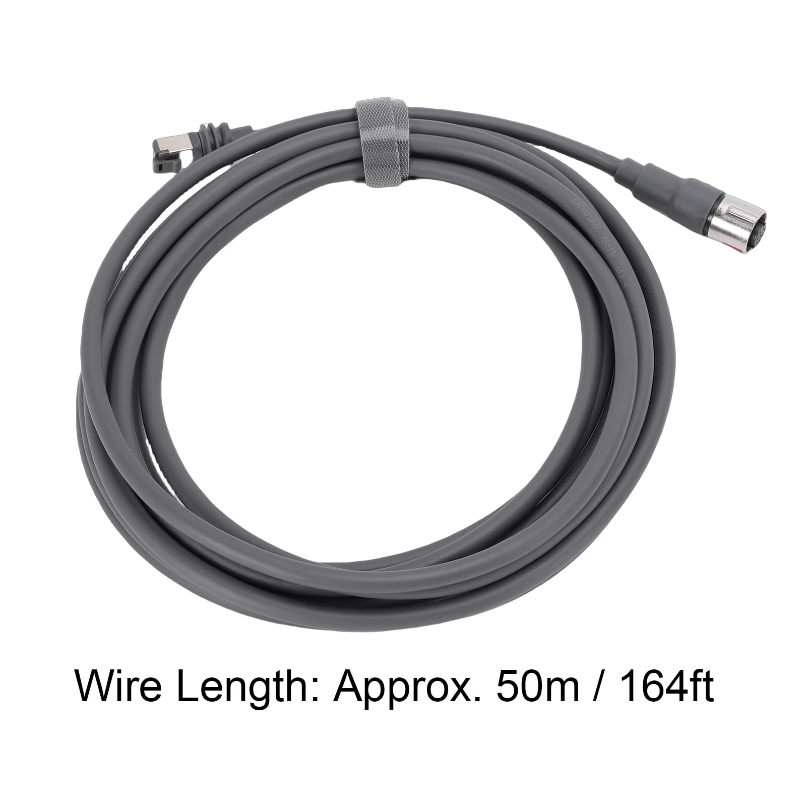 Cavo di Prolunga per Antenna, Cavo Coassiale RG6 Impermeabile Quad Shield IP68 Lungo 50 M, Coassiale Impermeabile con Connettori Tipo F Dedicati per Router Multipli per Ufficio Domestico