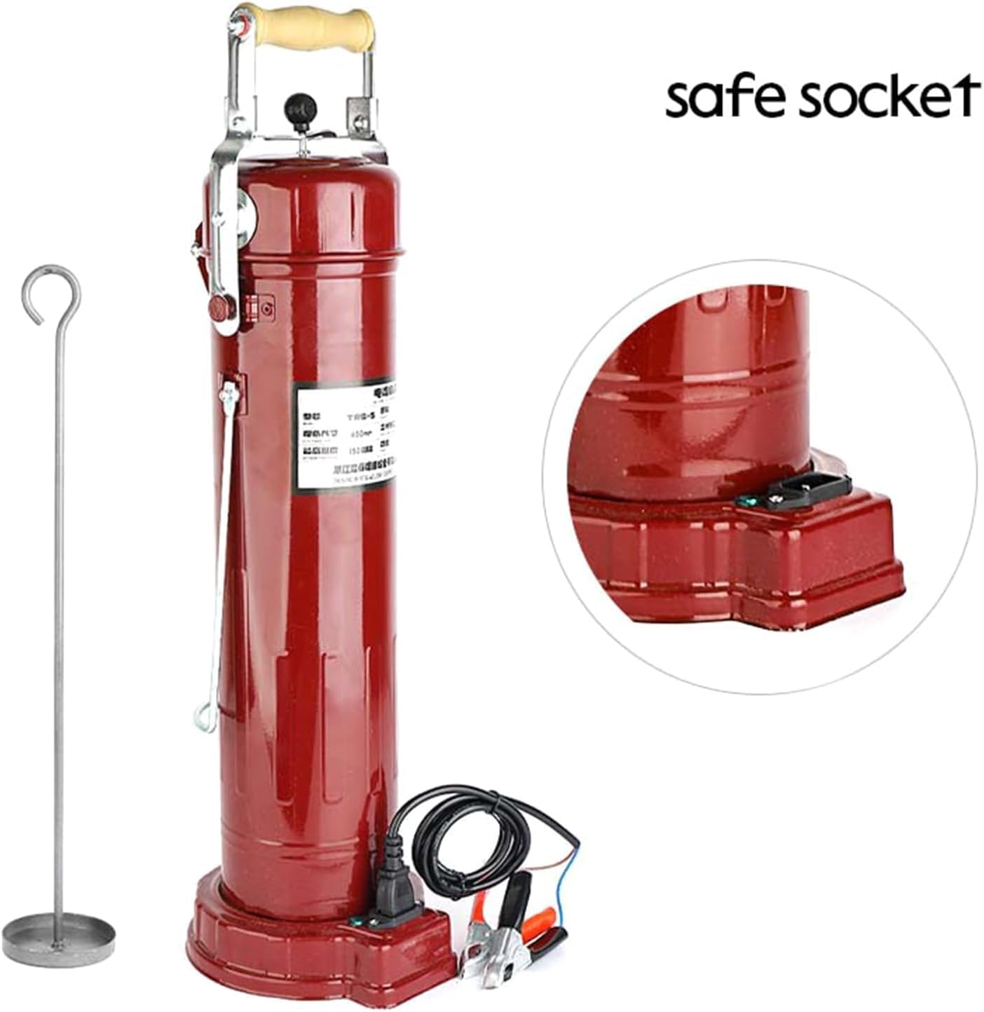 Piec do spawania prętów spawalniczych, pojemność 5 kg, pojemnik na elektrody, prąd zmienny 60-90 V/prąd stały 60 V