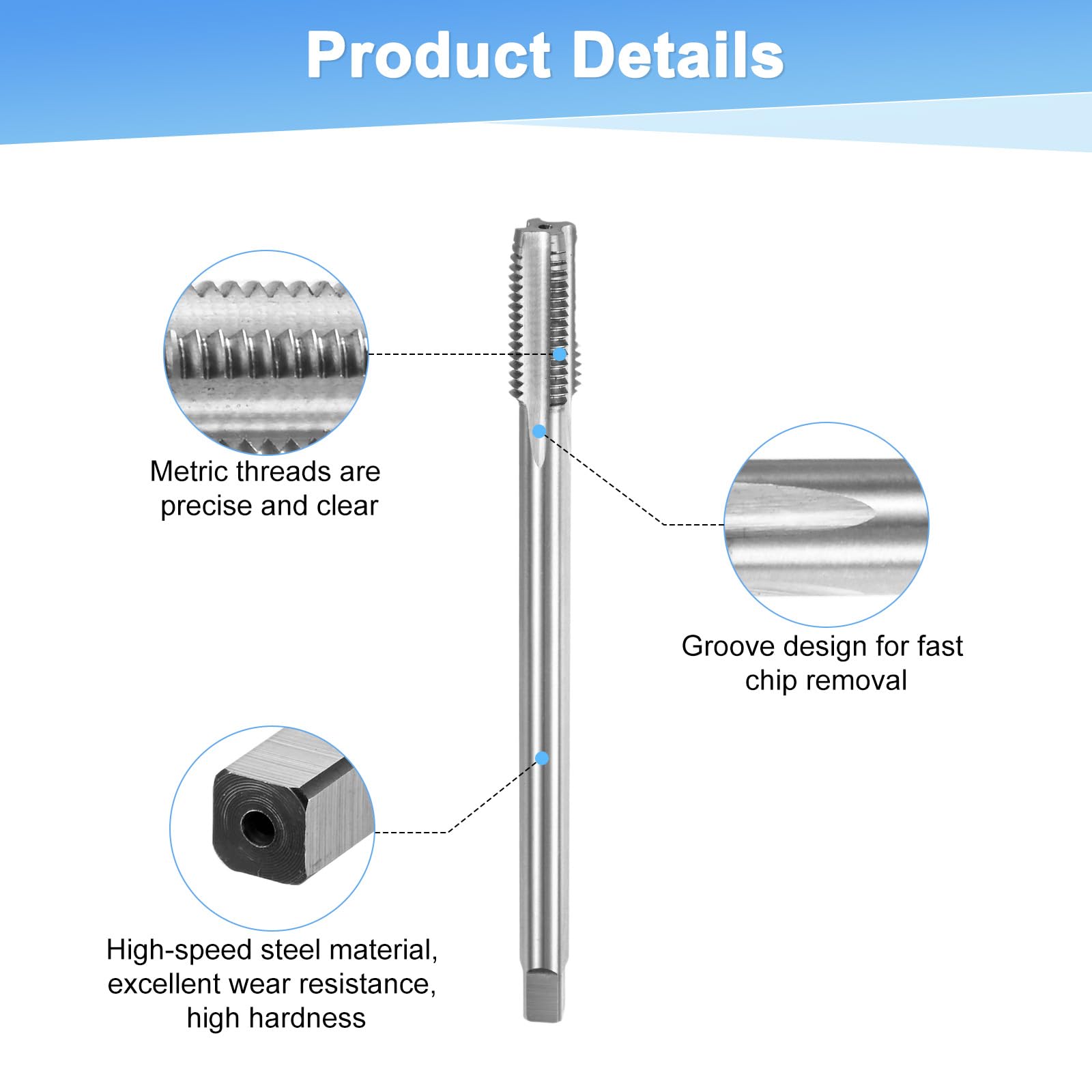 M METERXITY M11x1.5mm Metric Thread Tap - Image 2