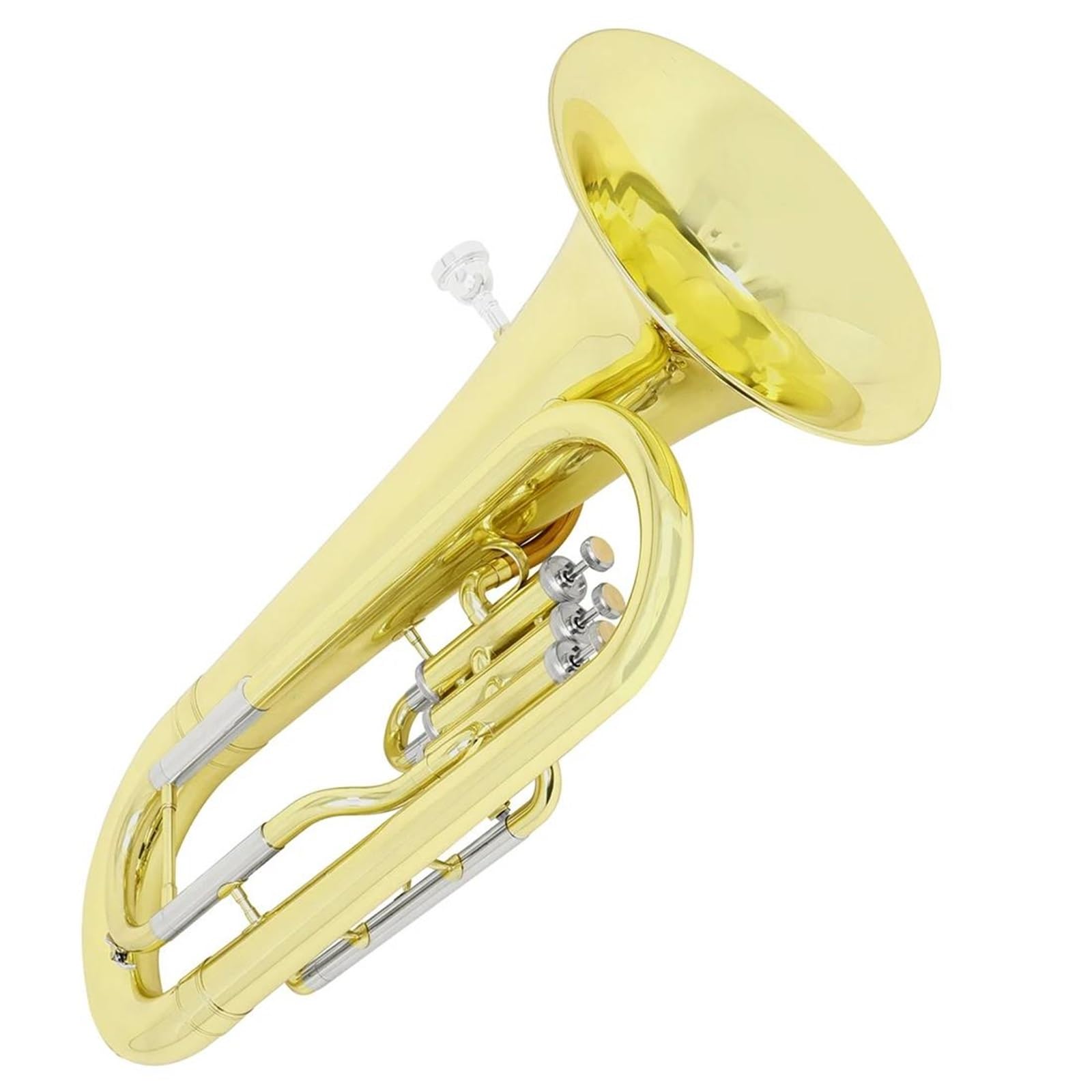 Eufonium Bb Euphonium 3 Kluczowy Zawór Pionowy Złoty Lakier Róg Barytonowy Z Zestawem Akcesoriów Do Instrumentów Muzycznych
