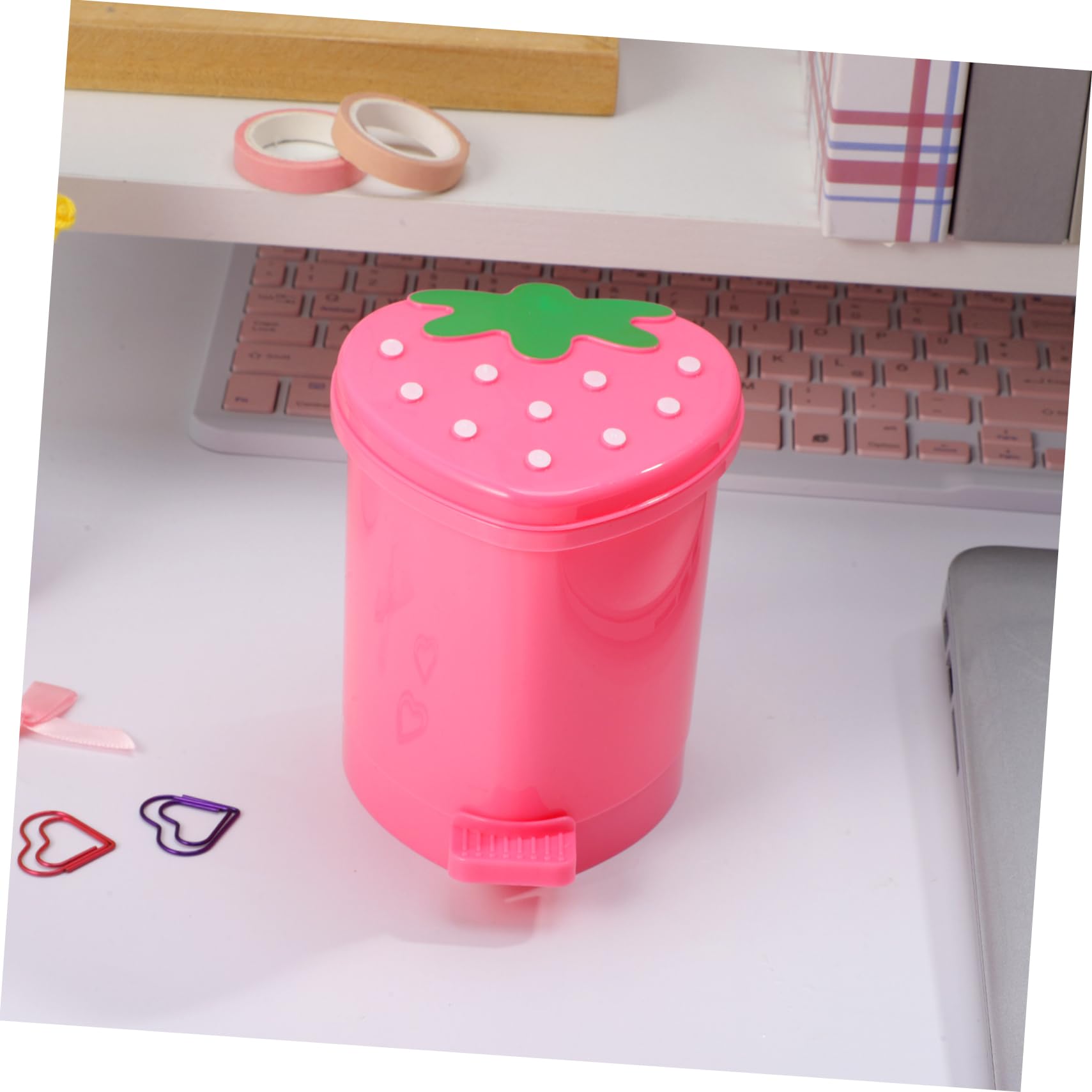 フタ付ゴミ箱 2way パスクワーレの夢うさぎ 苺 デコパージュ ハンドメイド Amazon | Zerodeko イチゴ デスクトップ ゴミ箱 プレス タイプ