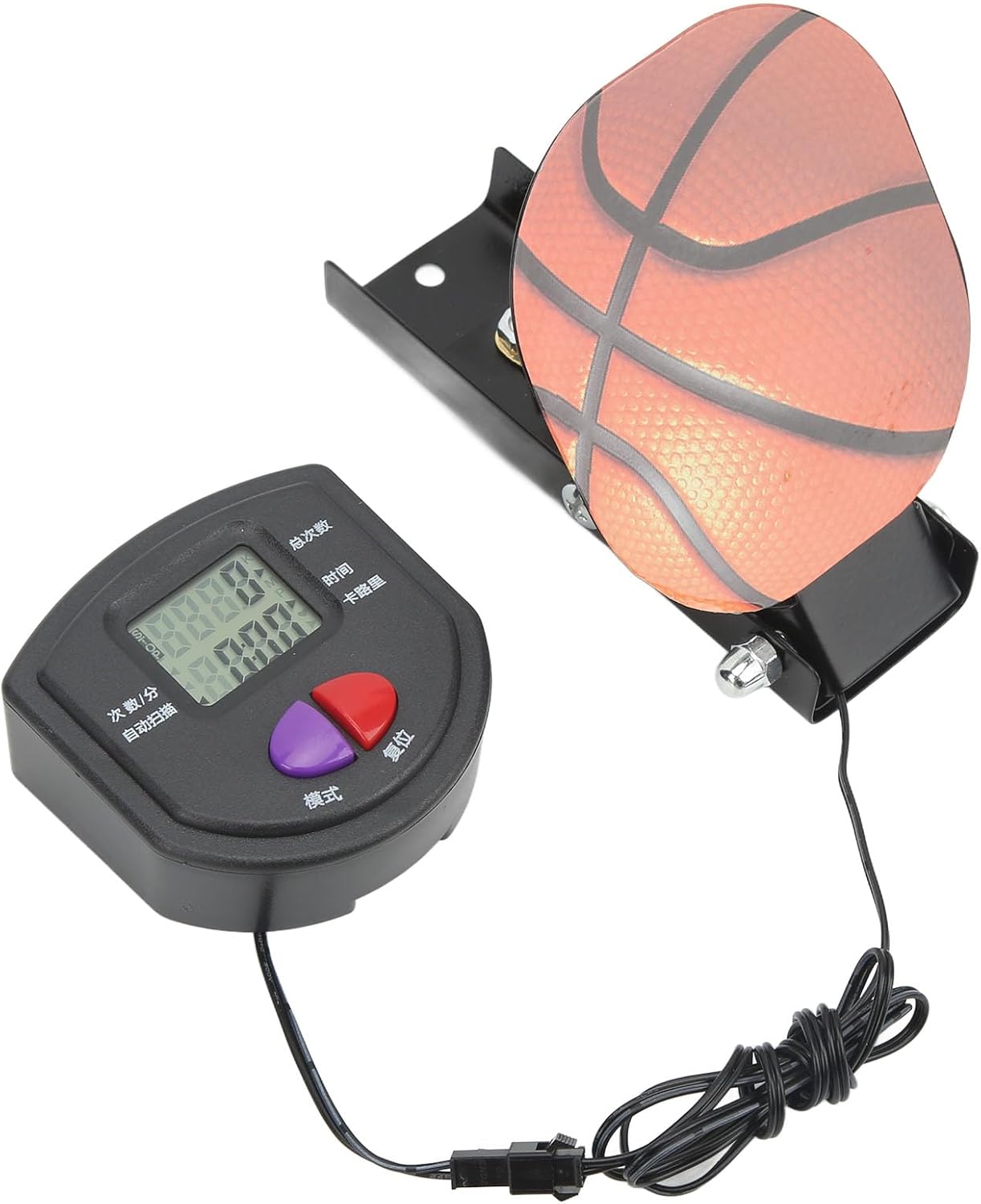 MAVIS LAVEN Kids Touch High Counter, Smart Counting Basketball Trainer with Adjustable Height, for Indoor Wall Mounted Exercise and Growth Promotion Toy