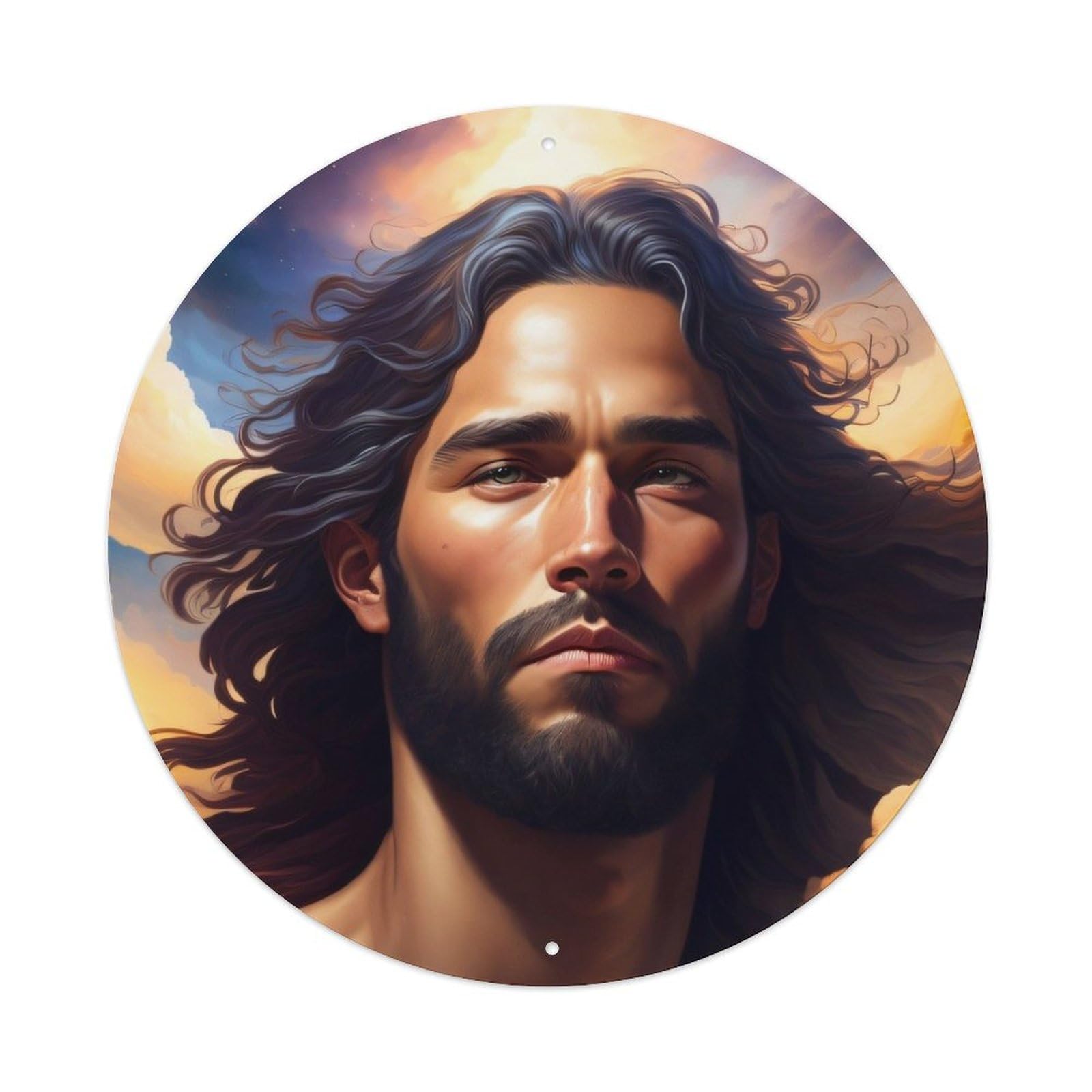 Christianity Jesus Religious Metal Tin Sign
