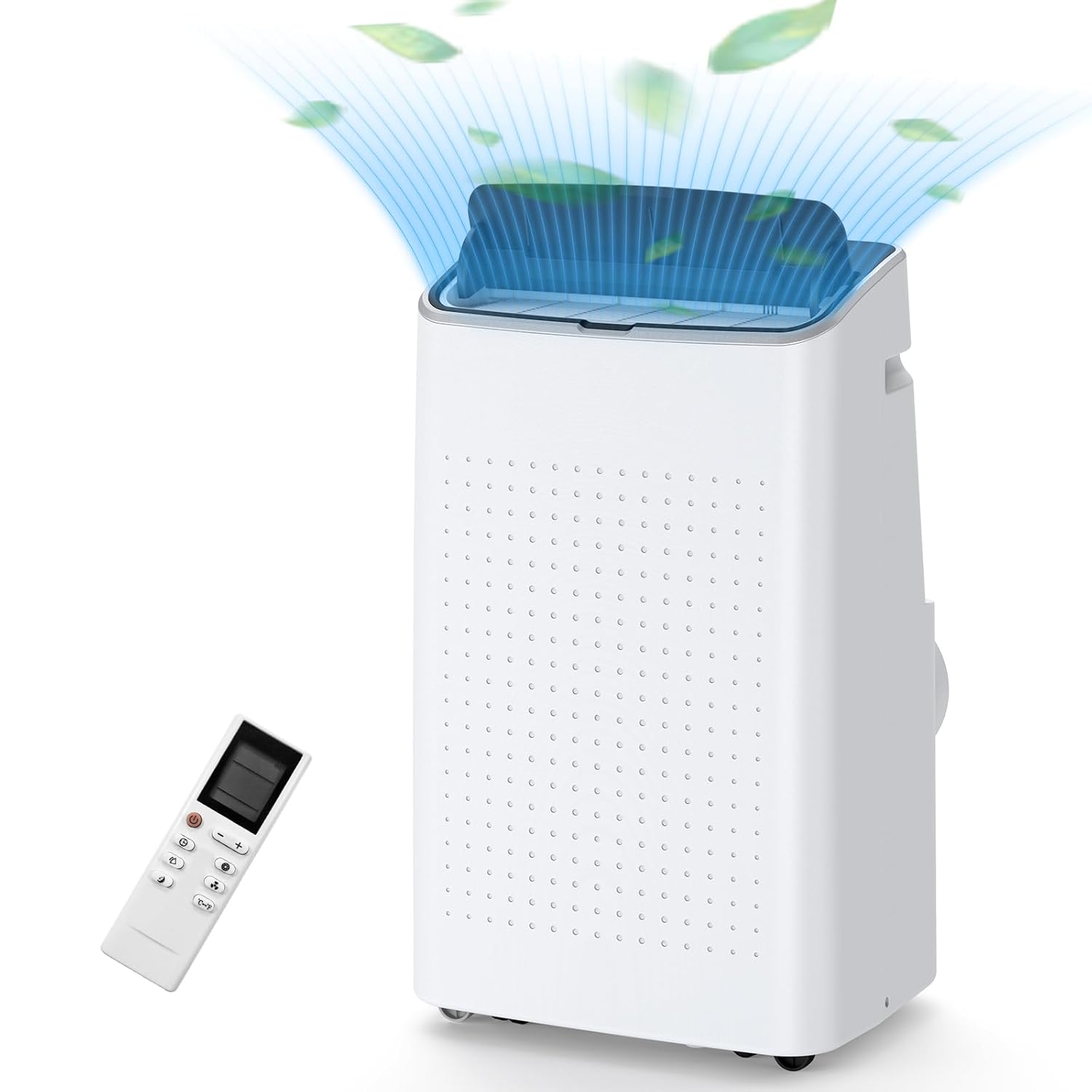 14 000 BTU Portable Air Conditioner Cools up to 700 Sq Ft 3-in-1 Portable AC w Fan Dehumidifier