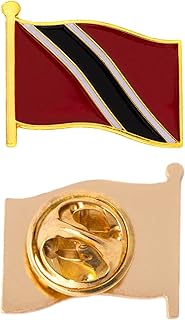 Desert Cactus Trinidad Lapel Pin Country Enamel Made of Metal Souvenir Hat Men Women Patriotic (Waving Flag Pin)