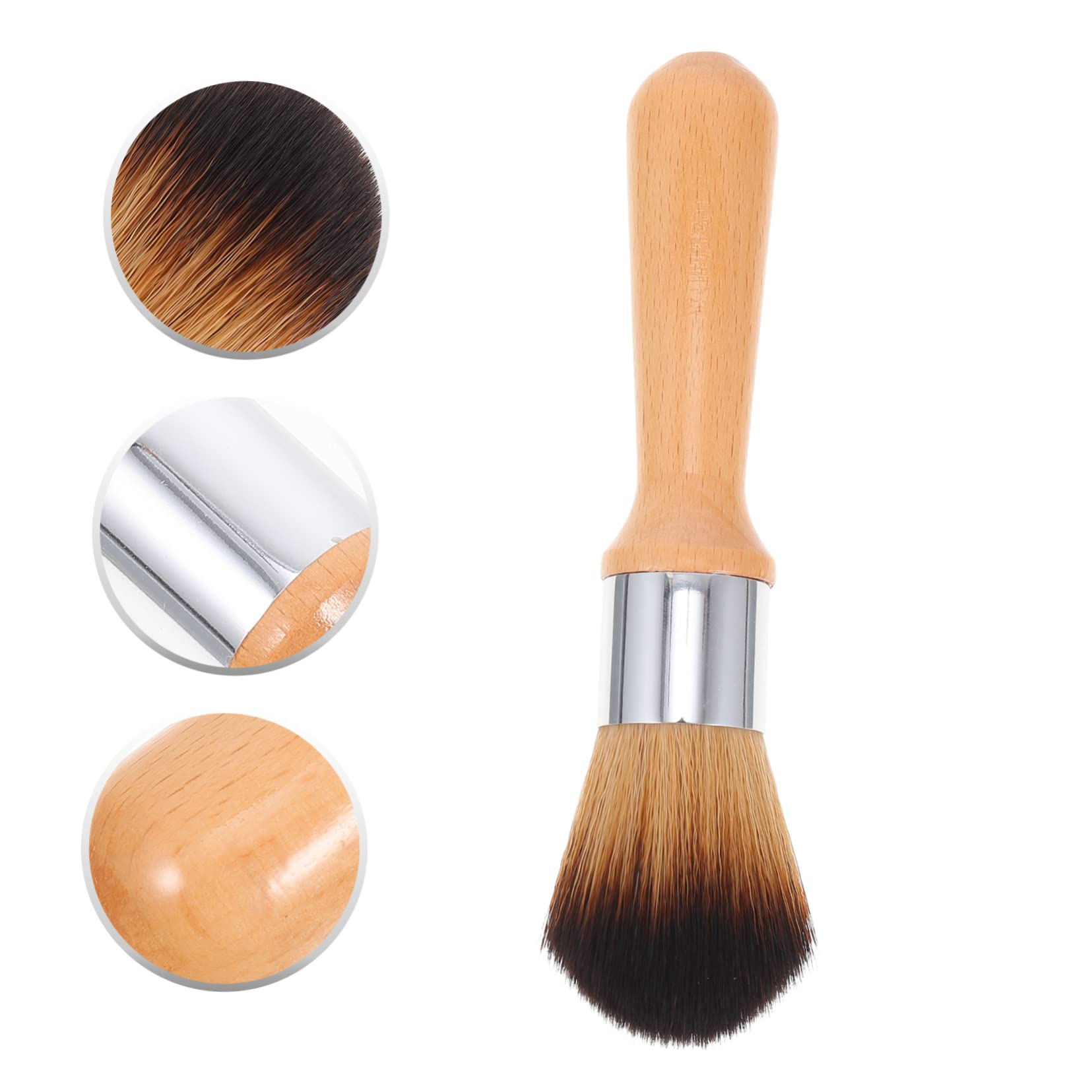 Anneome Cepillo De Limpieza De Madera Con Mango Ergonómico Para Instrumentos Musicales 4 Unidades Para Jade Y Objetos De Arte.
