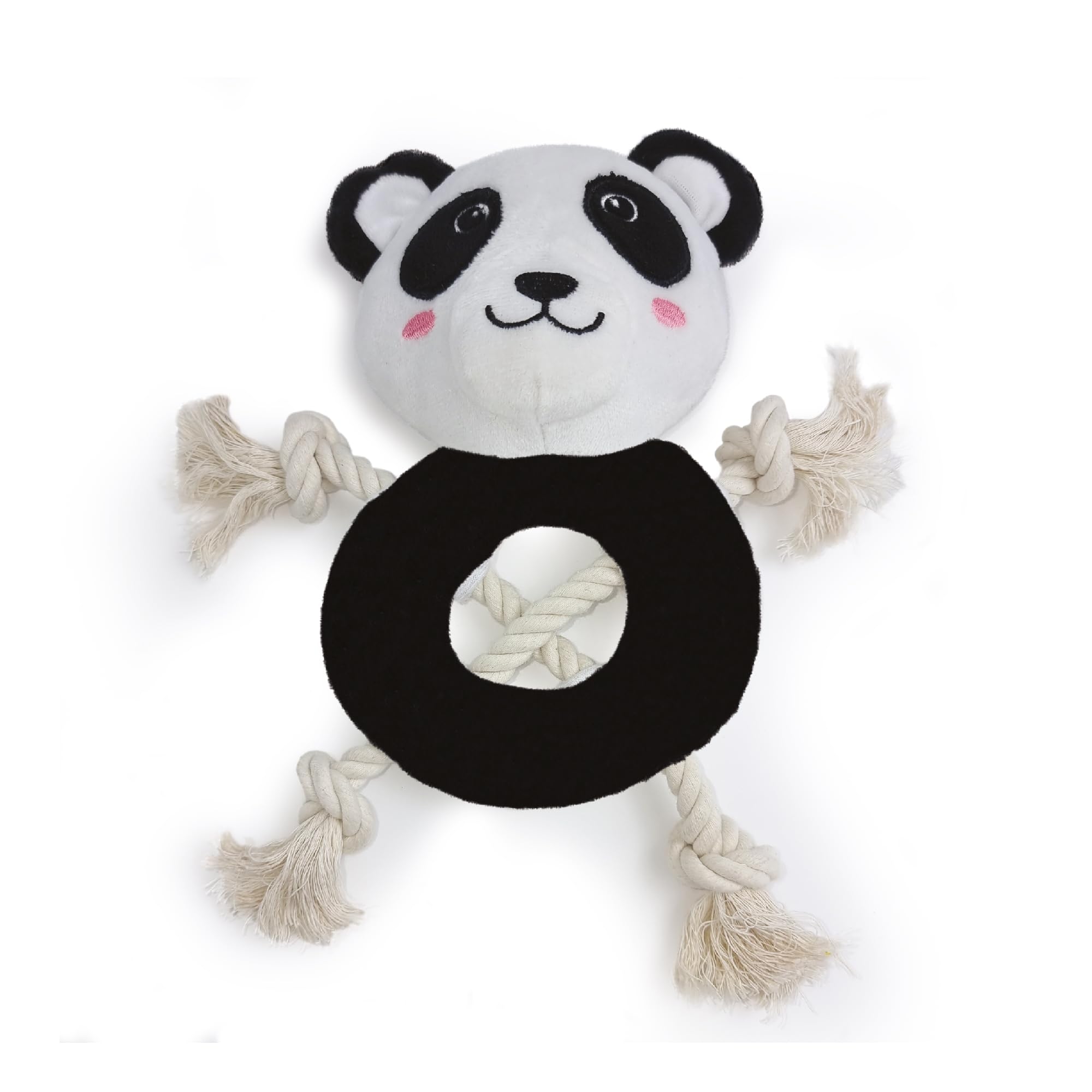 Ancol Ropey Lot de 3 Jouets pour Chien Koala, Singe et Panda en Plastique recyclé