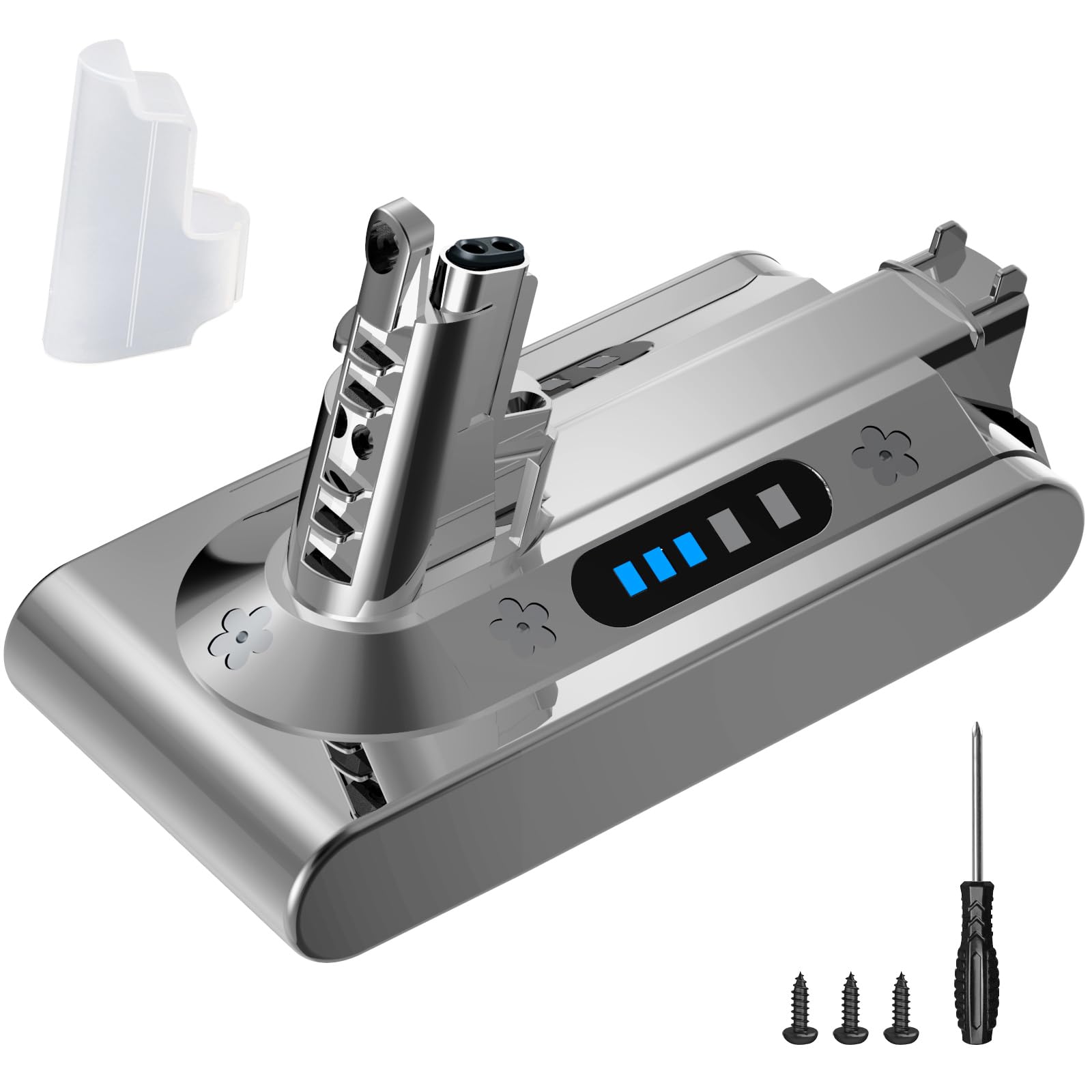 DTK 25.2V Batterie pour Dyson V10 Batterie SV12 Compatible avec V10 Fluffy Animal Absolute Motorhead (Non Compatible avec 18V V 10 Slim)