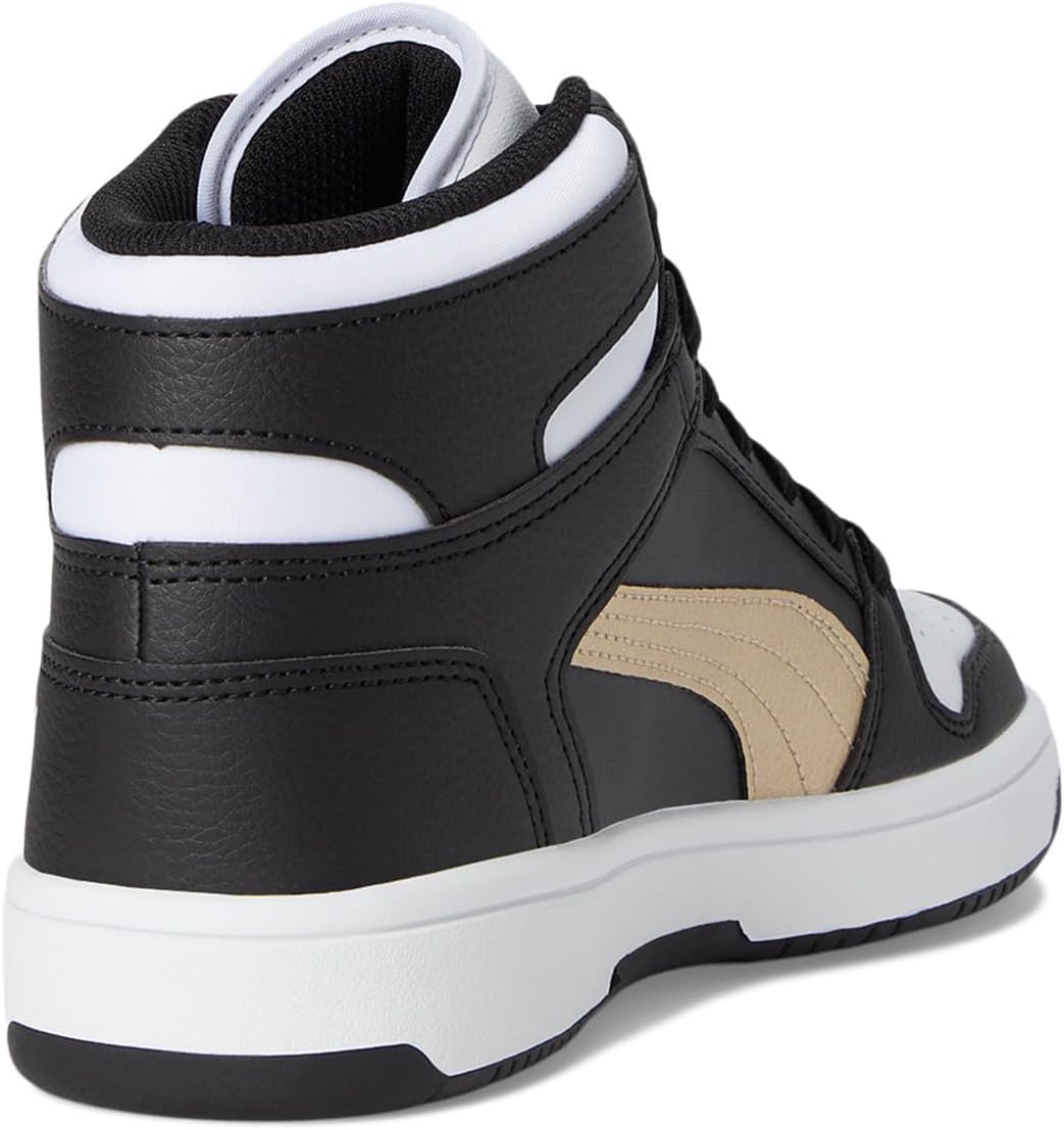PUMA Boys' Rebound Layup Mid Sneakers - Image 5