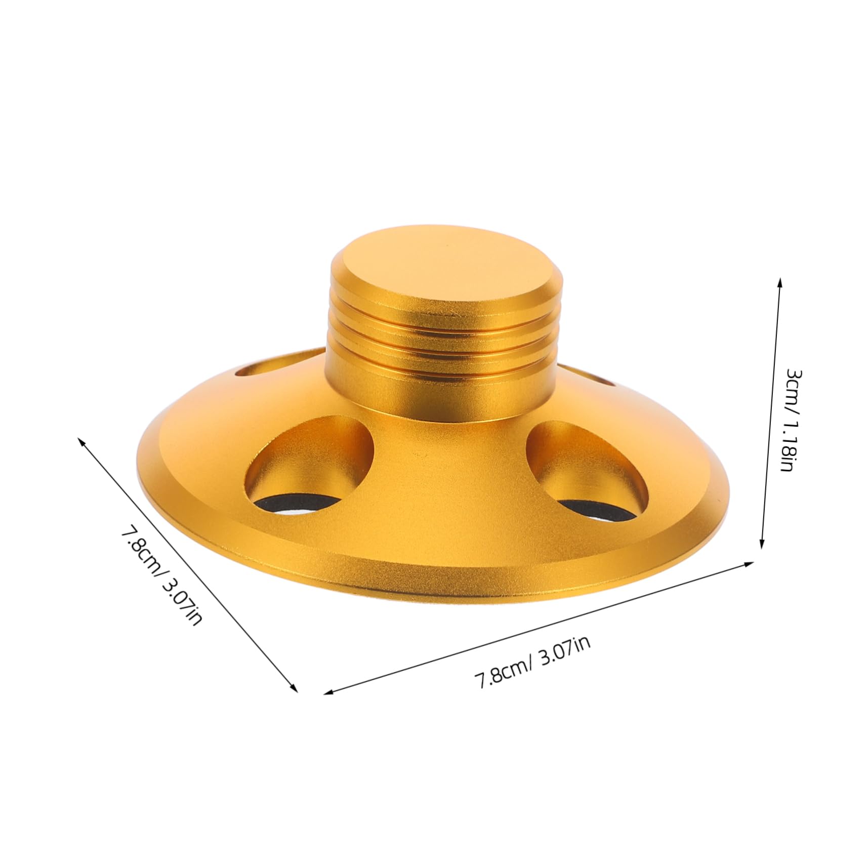 NUOBESTY Disco Stabilizzatore Per Giradischi in Vinile Accessorio Supporto Per Dischi in Vinile Per Ridurre e Proteggere Dischi