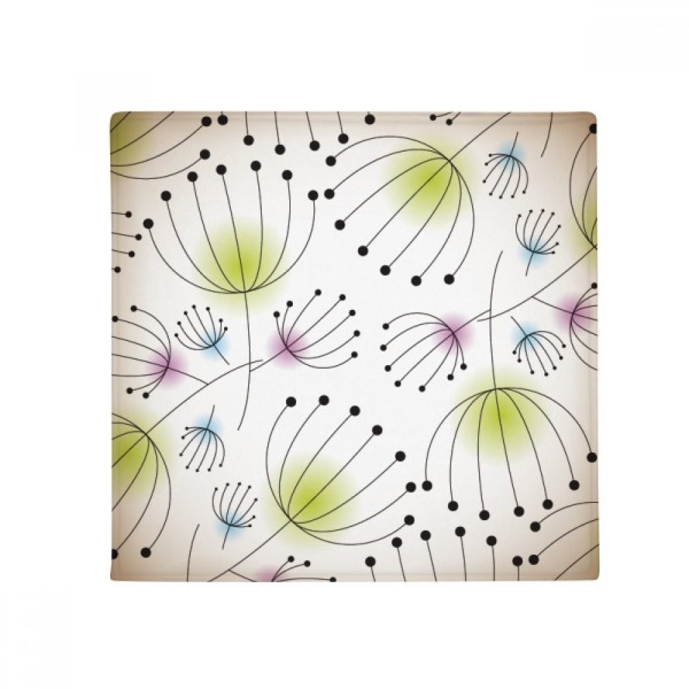 Pet mat pissenlit 80x80cm, tapis antidérapant multicolore pour sol de cuisine et porte de maison
