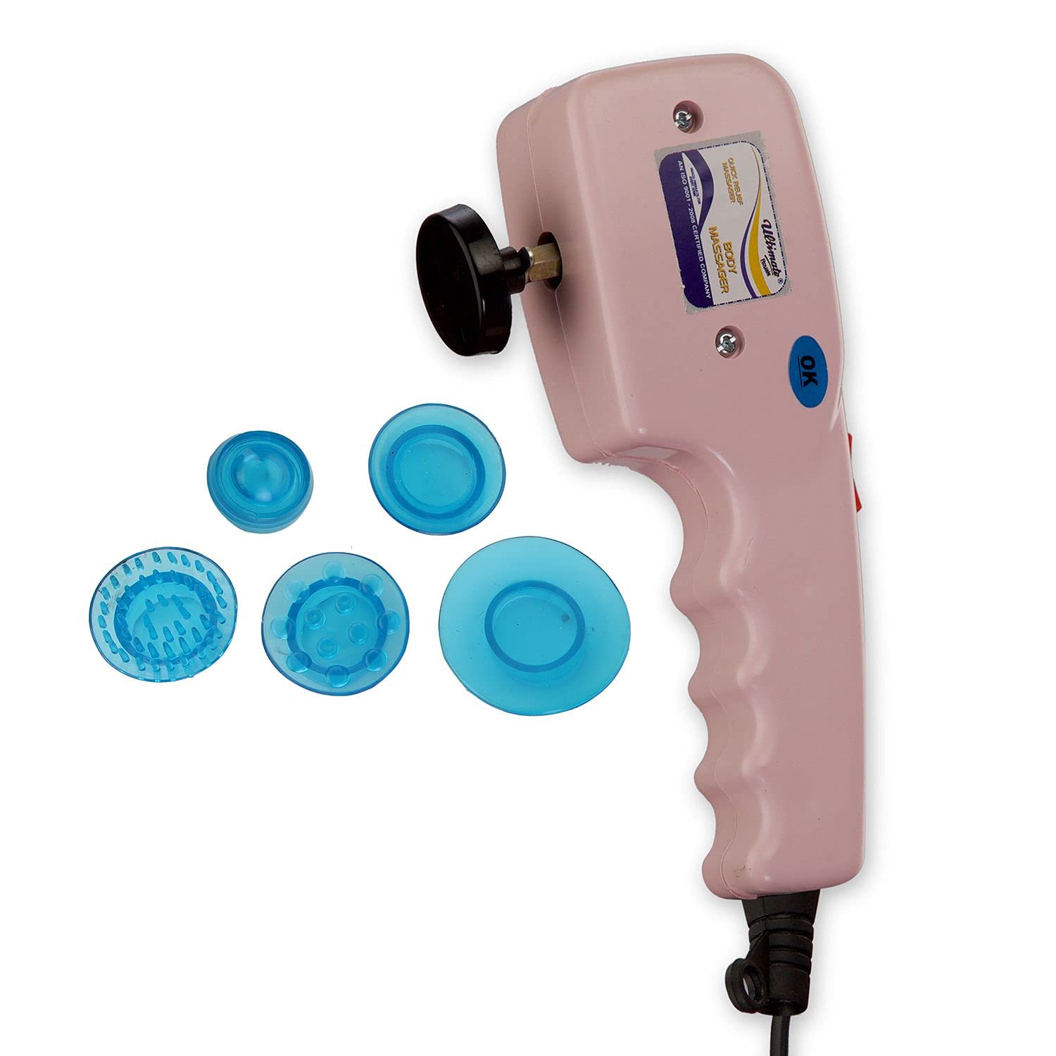 CRESCENT Ultimate Royal Quick Relief Full Body Electric Massager with 5 Applicator and 2 Speed Setting (Mild, Strong), Pink (B09H4T6KMC) Amazon Price History, Amazon Price Tracker