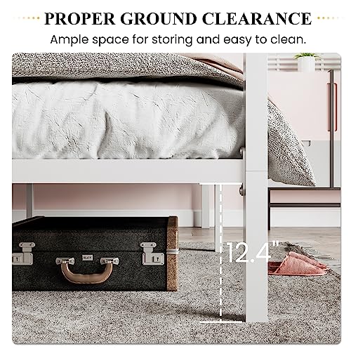 Sha Cerlin AK-9932WTQ Metal Canopy Bed Frame Queen Size/Mattress Foundation thumb #4