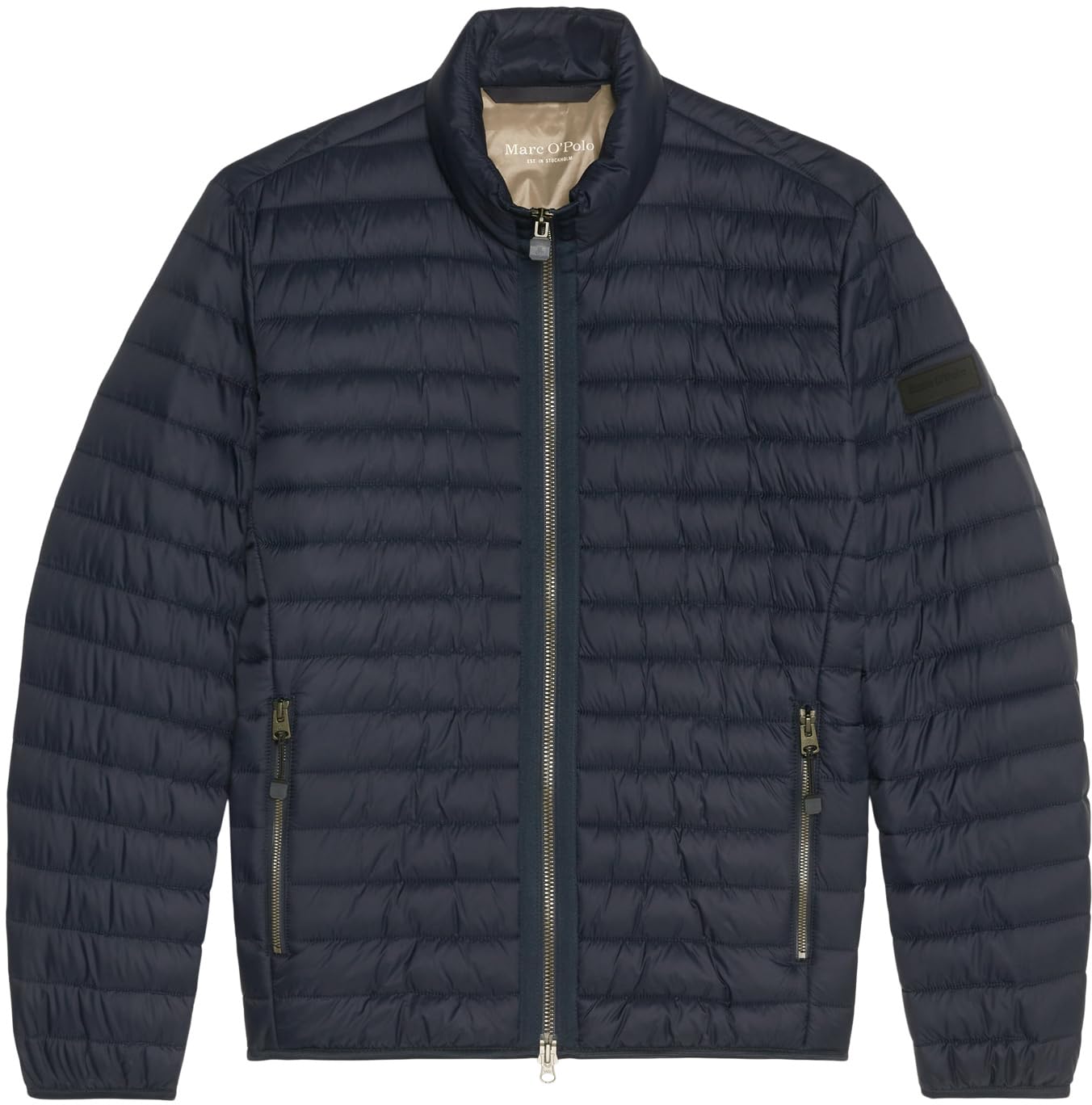 Marc O'Polo Herren Steppjacke mit Stehkragen leicht