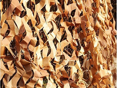 Camouflage Camo Net,INorton 6.5×10ft Military Camo Mesh Netting,Hunting Shooting Blind Sunscreen Nets,Fit for Camping,Fishing,Party Decoration - Thumbnail 2