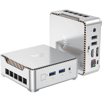 NiPoGi Essenx E2 Mini PC Intel Alder Lake-N97up to 3.6GHz 16GB DDR4 512GB M.2 SSD Mini Desktop Computer 4K Dual Display HDMI 2.0 DP Dual WiFi VESA Mount for School Office