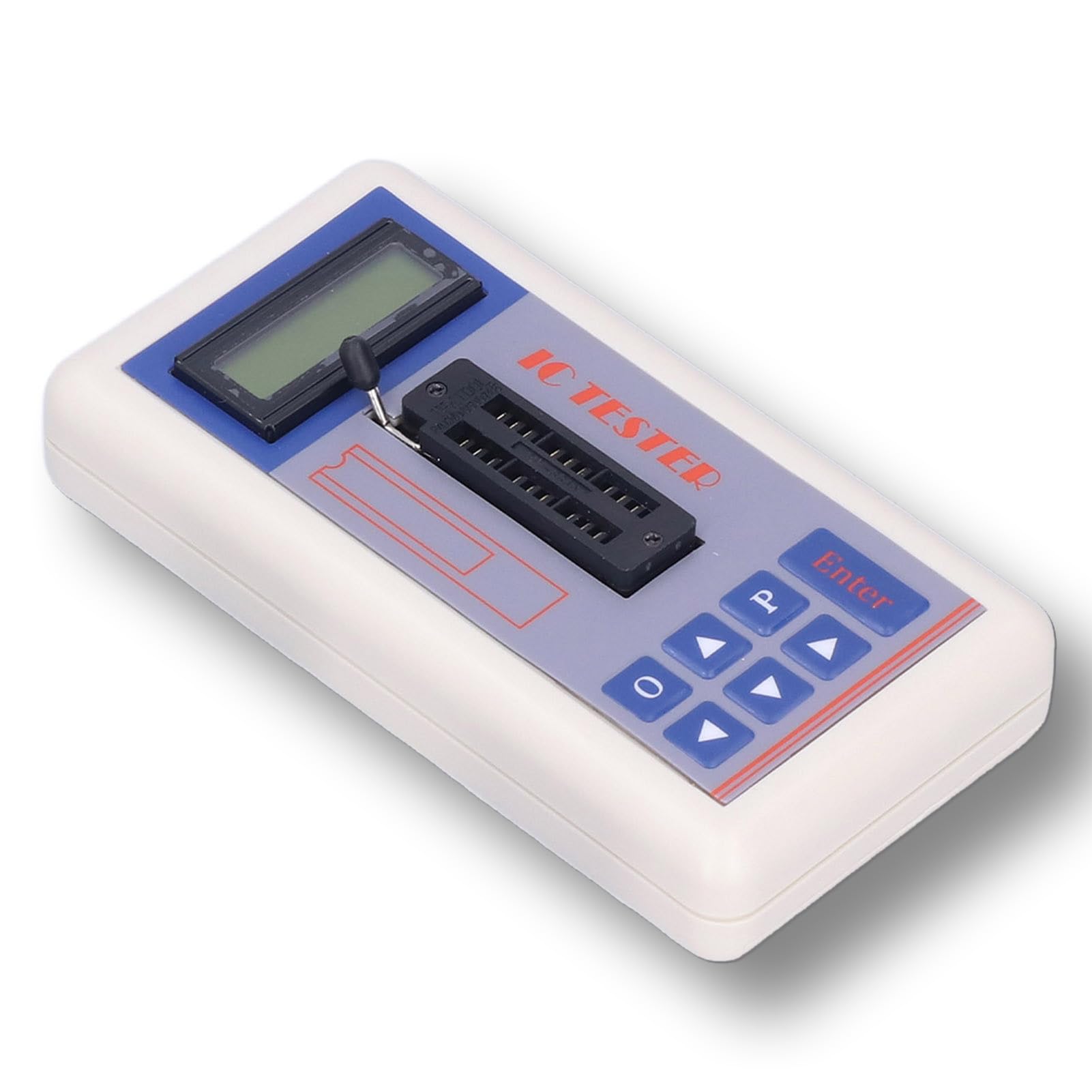 TSH‑06F Tester Per Circuiti Integrati, Misuratore di Transistor IC con Modalità AUTO da 5V 3,3V Misuratore di Transistor Intuitivo Per Ingegneri di Microelettronica(Nessun terminale)