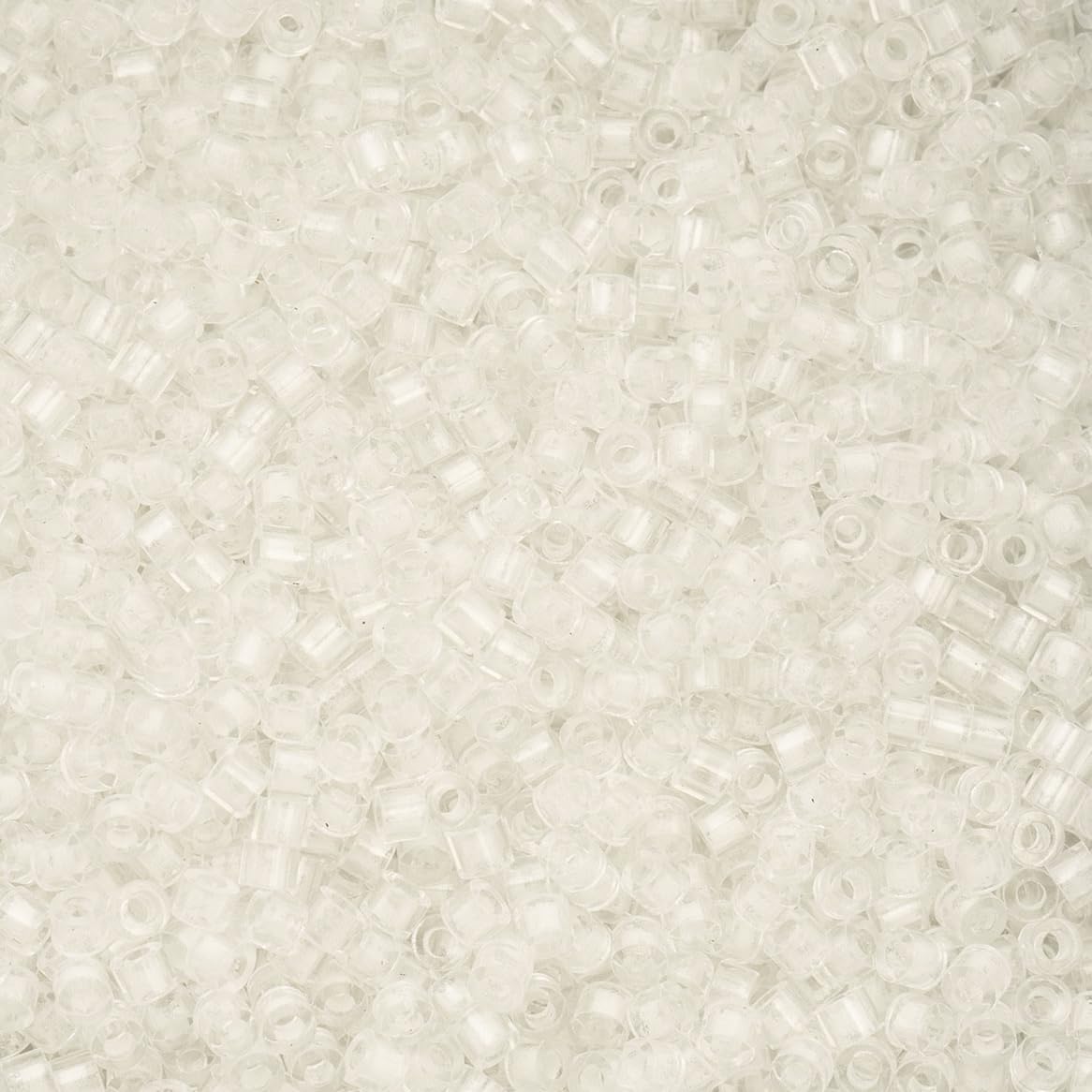 John Bead 25g Cylin Beads White to Turquoise Glow in Dark 11/0 Glass Cylindrical Seed Beads for Jewelry Bracelets Necklaces Earrings Making Embroidery