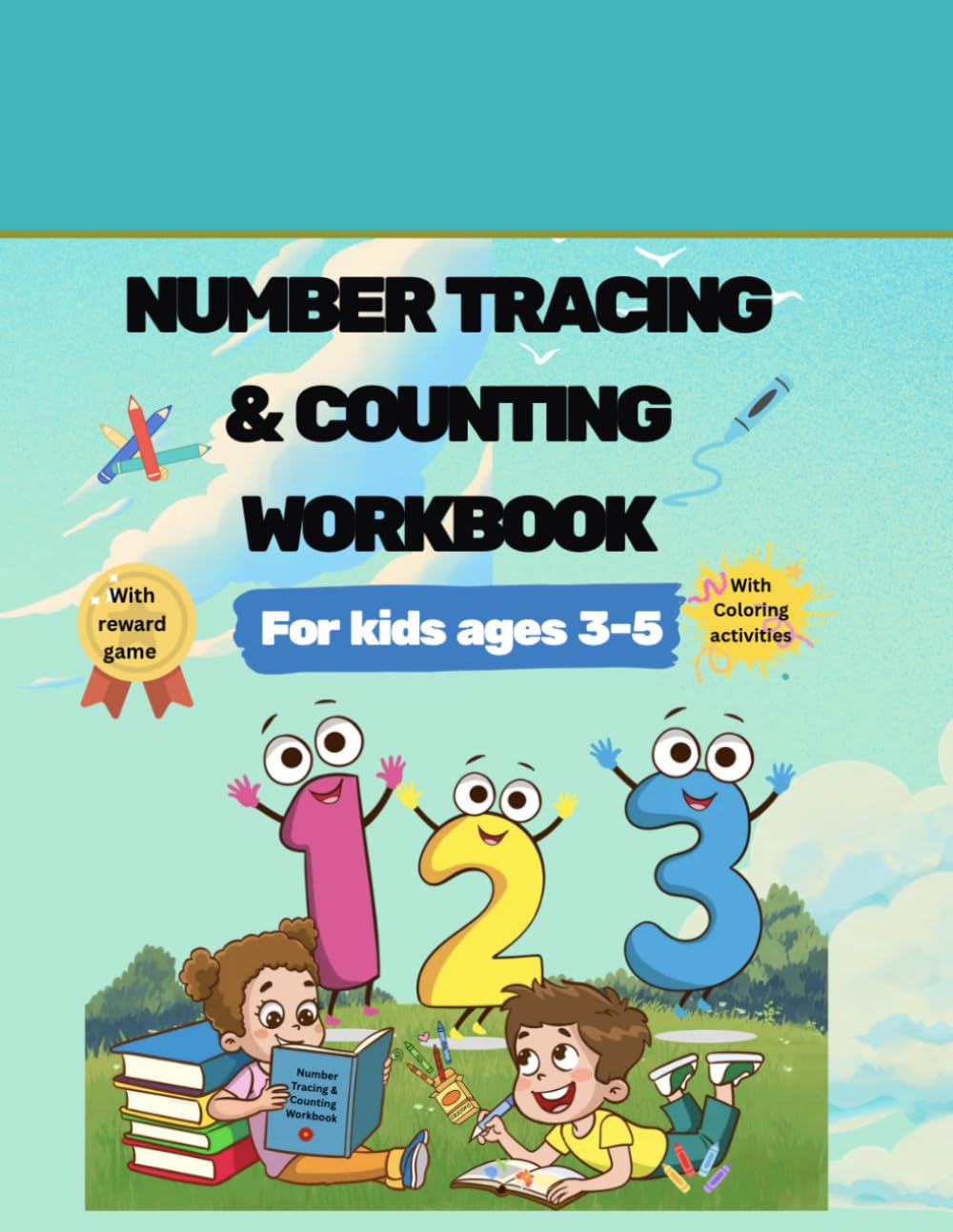 Number Tracing and Counting Workbook (Little hands learning series)