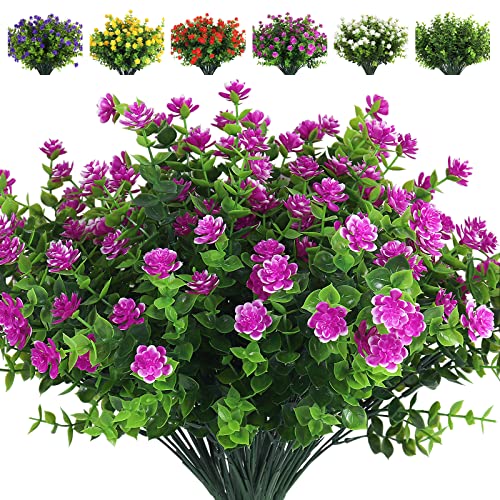RECUTMS 8 Pcs Artificial Lavender Flower