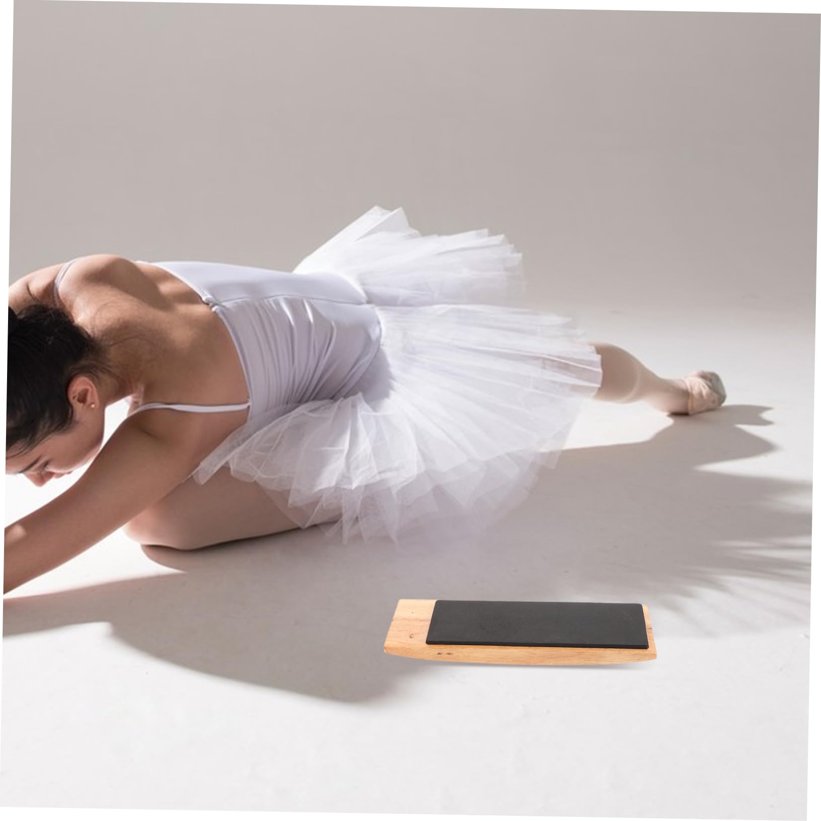 Planche Tournante d'Entraînement en Bois pour Danseurs de Ballet, Contrôle Vitesse Réglable, Portable