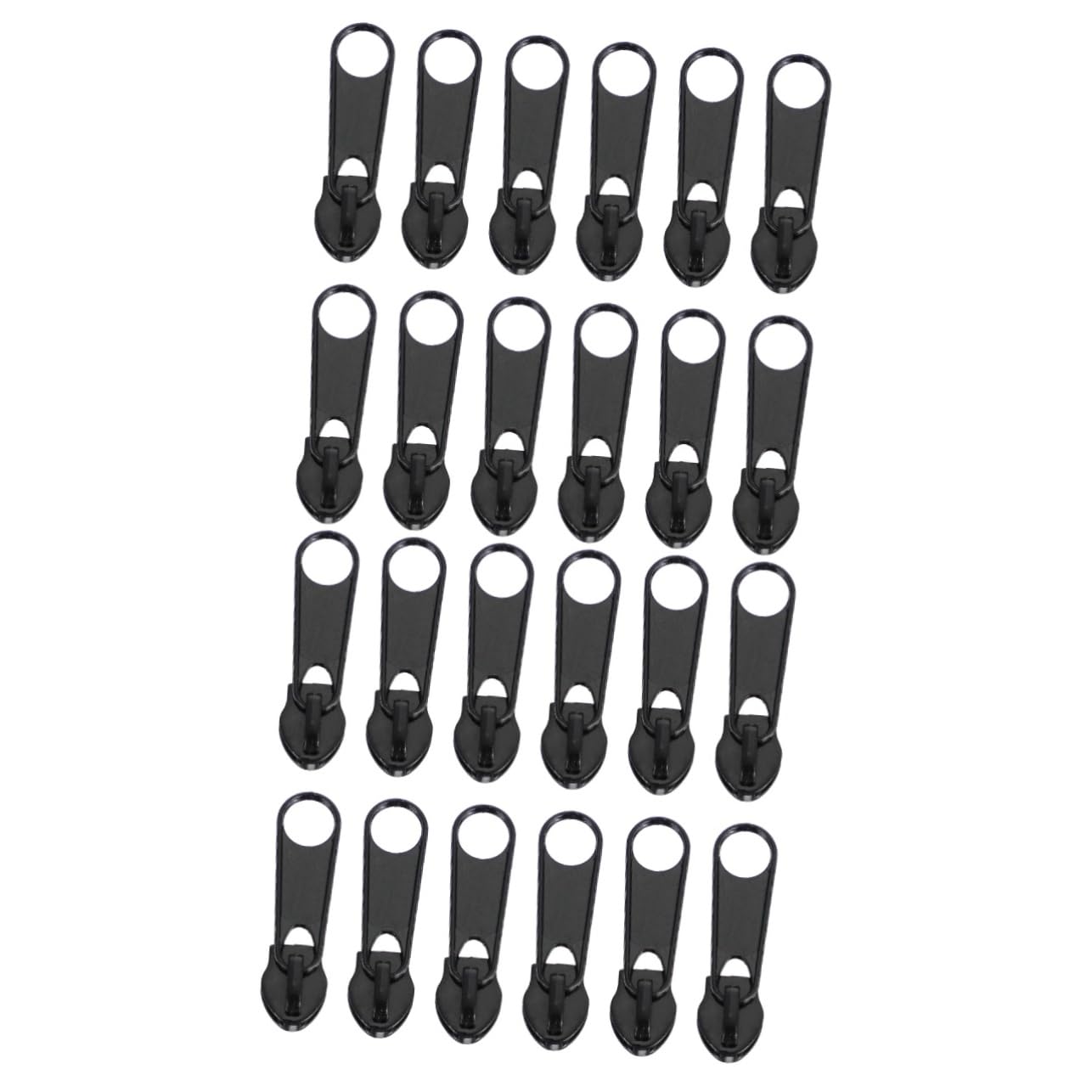 Angoily 2sets 100pcs Zipper Pullers Durable Zipper Replacement Accessories for Pants Jackets Suitcases Easy Installation DIY Garment Essentials Convenient and Practical 100pcs*2