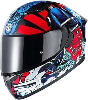 Amazon.com: HAX Obsidian Full Face Dual Visor Adult
