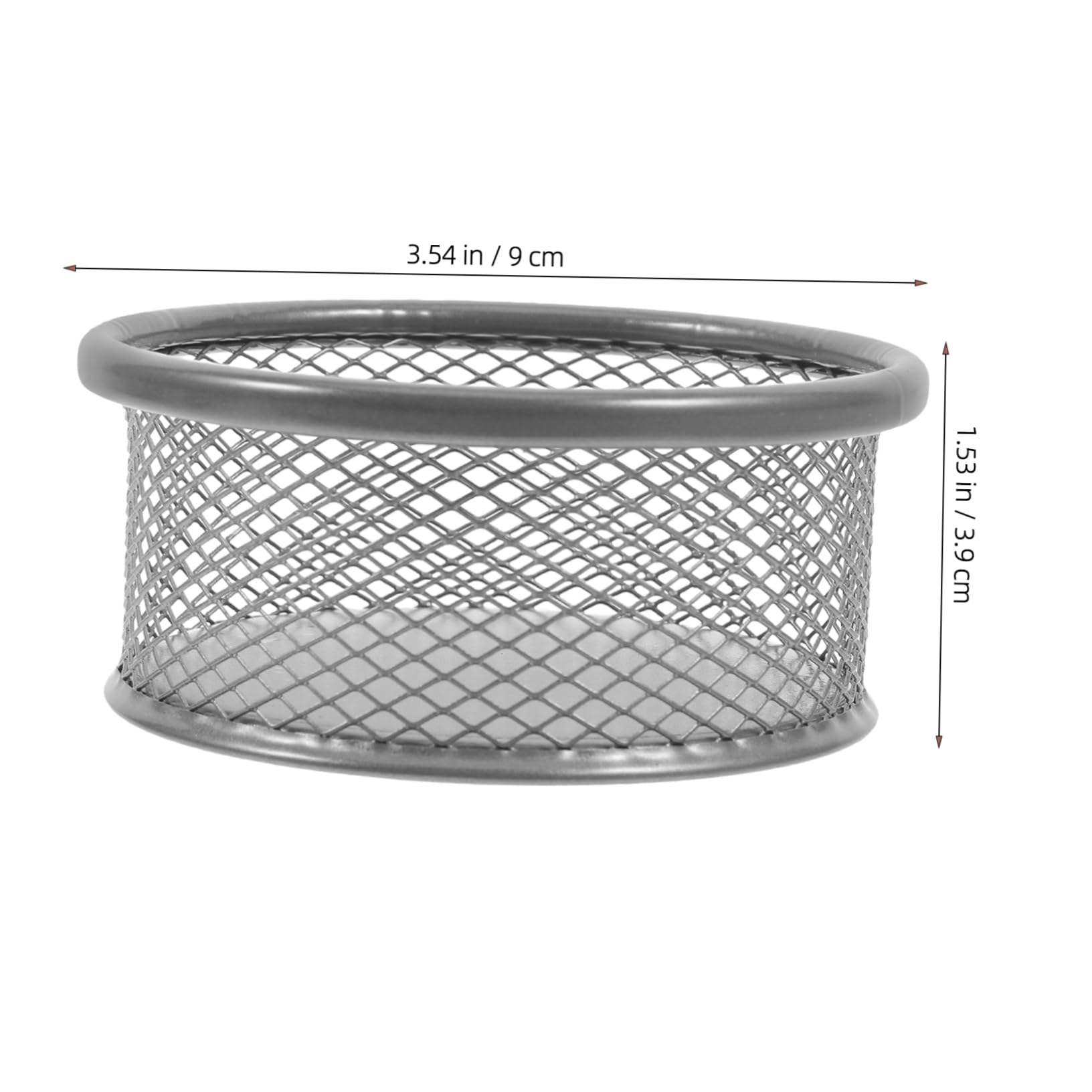 NUOBESTY 20 Pièces baril de trombone boite de rangement boîte de rangement Pot à stylos Pot à crayons polyvalent conteneurs d'articles d'étude supports de bureau pour trombones le fer