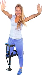 iWALK3.0 – The Original Hands Free Knee Crutch - Alternative to Crutches and Knee Scooters - iWALK Replaces Crutches for Adults - Peg Leg Crutch For Lower Leg Injuries - See All Qualifications for Use - Not for Elderly or Balance Impaired