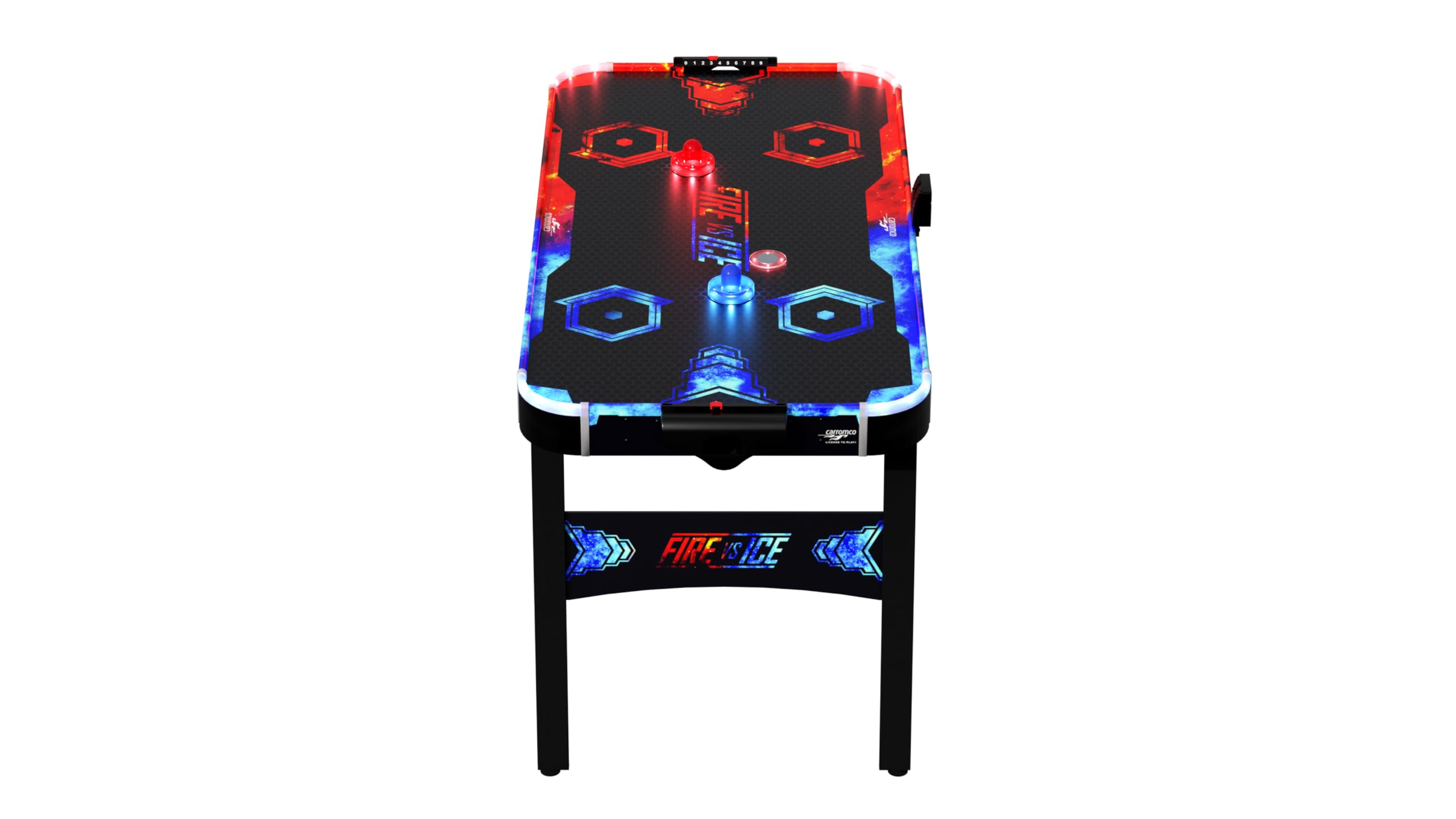 Carromco Airhockey Fire Vs Ice Air Hockey Nero Taglia Unica