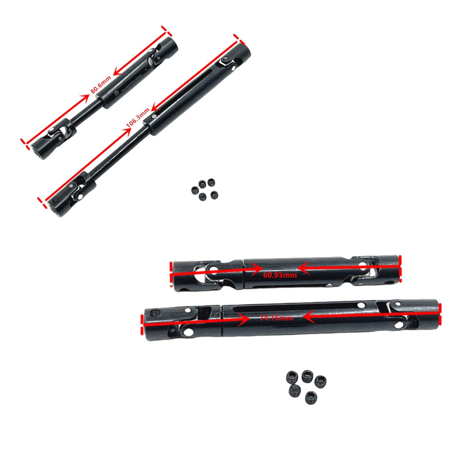 Amazon | DeeRace 2 個入り RCドライブシャフト ブラック メンテナンス