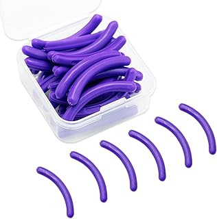 Eyelash Curler Pads,Eyelash Curler Refills Pads Silicone Curler Replacement Pads for Universal Eyelash Curler,24 Piece(Purple)