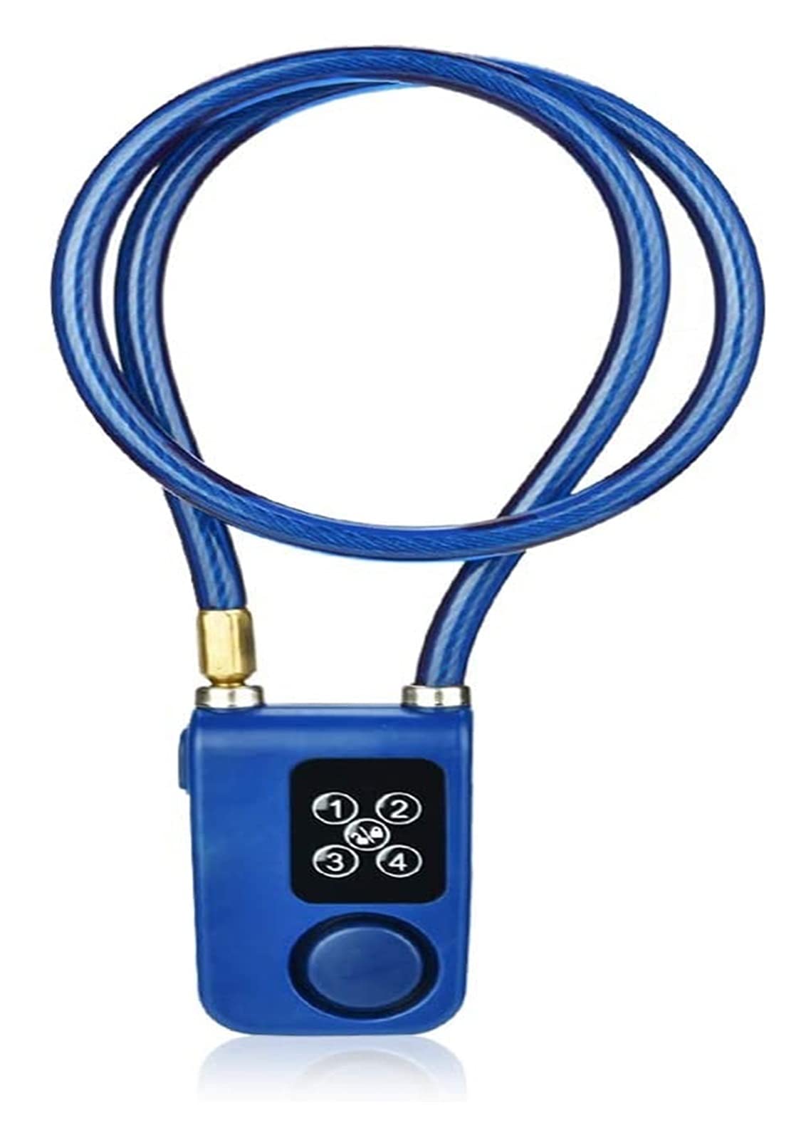 Luggage Locks,Padlock, Anti-Theft Chain Lock, Intelligent Keyless Security Alarm 4 Digits Password Waterproof Combination Padlock