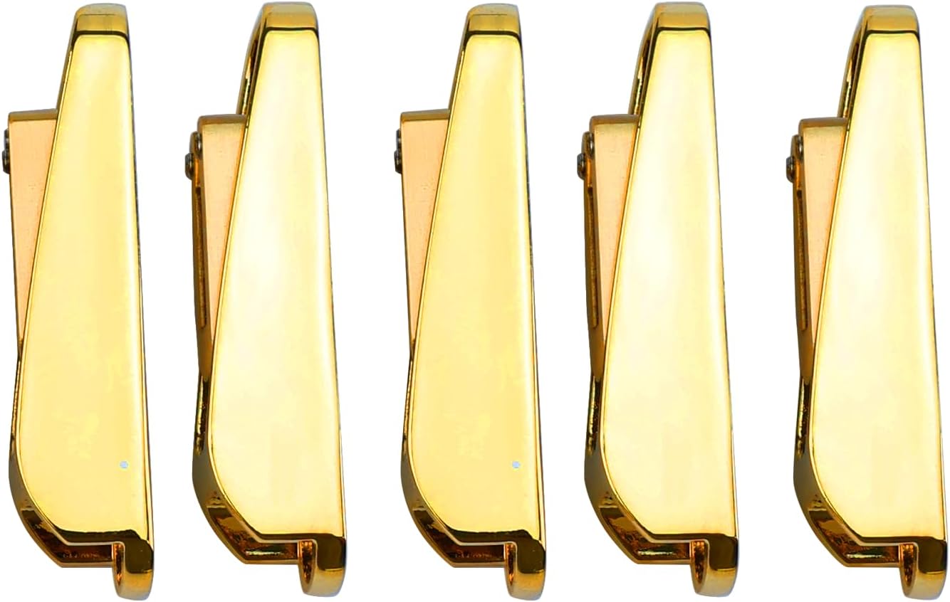 Gold Single String Bass Guitar Bridge with Brass Saddle Individual Fixed Bridge for 5 String Electric Bass Replacement Parts
