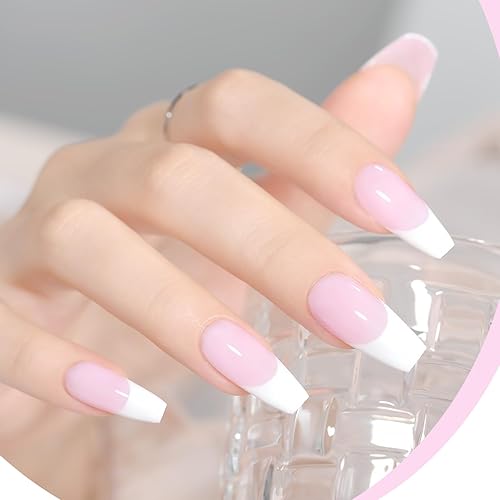 Miniatura 3 de GAOY Esmalte de uñas en gel rosa bebé, 0.6 onzas líquidas, esmalte de gel de secado con luz UV para arte de uñas, manicura en casa, color 1525
