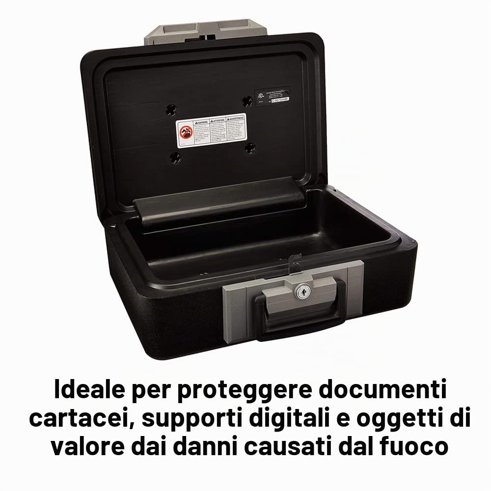 SentrySafe 1160BLK Serratura a prova di fuoco, Nero, 0.25 cu. ft