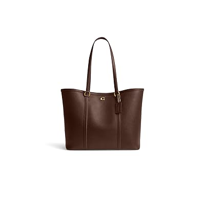 COACH Legacy Tote Tote Handbags Maple, Leather/Polyester